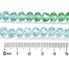 Transparent Painted Glass Beads Strands DGLA-A034-T6mm-A16-3