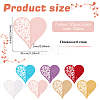 70Pcs 7 Colors Paper Table Place Cards DIY-FG0005-55-2