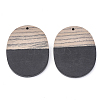 Resin & Wenge Wood Pendants RESI-T023-01A-1