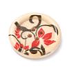 4-hole Basic Sewing Button with Painted Flower Patterns NNA0ZBD-2