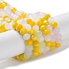 Glass Beads Strands EGLA-A034-M6mm-28-2