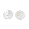 Natural Freshwater Shell Charms SHEL-N027-10E-3