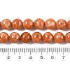 Natural Orange Calcite Beads Strands G-I247-10C-01-3
