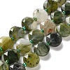 Natural Green Line Jasper Beads Strands G-NH0004-009-1