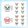 48Pcs 12 Styles Alloy Enamel Connector Charms ENAM-TA0001-59-3