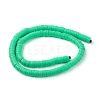 Flat Round Handmade Polymer Clay Beads LS-CLAY-R067-8.0mm-06-3