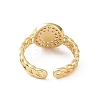 Real 18K Gold Plated Brass Micro Pave Cubic Zirconia Open Rings RJEW-J017-VC281-3
