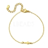 Cross Brass Link Bracelets BJEW-JB10588-1