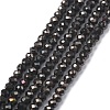Electroplate Glass Beads Strands X-GLAA-F079-A-FP10-1