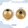 100Pcs 304 Stainless Steel Beads STAS-HY0002-23B-2