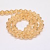 Transparent Glass Beads Strands EGLA-A039-T6mm-D18-2