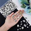 CHGCRAFT 120Pcs 10 Style Sew on Rhinestone RGLA-CA0001-10-3