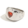 304 Stainless Steel Cubic Zirconia Finger Rings WGA4921-02-1
