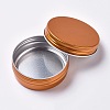 Round Aluminium Tin Cans CON-WH0068-88A-03-2