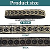 Vintage Jacquard Polyester Ribbon OCOR-WH0101-259A-2