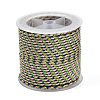 11M Polyester Braided Cord with Cotton Core & Metallic Thread OCOR-Z006-01-22-1