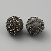 Handmade Polymer Clay Rhinestone Beads CLAY-WH0011-08M-1