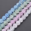 Crackle Glass Beads Strands GLAA-S192-D-008-1