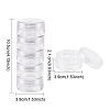 Plastic Bead Containers LS-C078Y-4