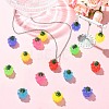 35Pcs 7 Colors Luminous Opaque Resin Pendants RESI-CJ0005-42-6