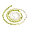 Transparent Gradient Color Glass Beads Strands GLAA-G101-2mm-13-5