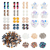 486Pcs 15 Style Electroplate & Transparent Glass Beads DIY-AR0002-76-1