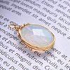 Opalite Pendants PALLOY-JF00467-02-3