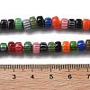 Handmade Millefiori Lampwork Beads Strands LAMP-F035-03-4