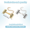 Zinc Alloy Chandelier Components Links PALLOY-GO00039-2