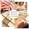 24Pcs 12 Colors Polyester Embroidery Threads DIY-CY0003-60-5