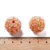 Acrylic Rhinestone Ball Beads OACR-A035-01H-3
