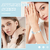 8Pcs 4 Styles Natural Gemstone Chip Braided Bead Bracelets BJEW-MA00001-5