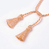 Polyester DIY Braided Bracelet Making MAK-K018-A10-2