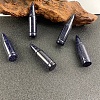 Synthetic Blue Goldstone Bullet Figurines Statues for Home Desk Decorations PW-WG11455-14-1