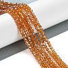 Electroplate Glass Beads Strands EGLA-A034-T3mm-A19-3
