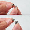 16Sets 4 Style 304 Stainless Steel Screw Clasps STAS-FW0001-08P-3