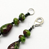 Fashionable Gemstone Beaded Necklaces NJEW-R210-01-2