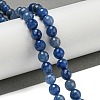 Dyed & Heated Natural Blue Aventurine Beads Strands G-E571-A10-02-2