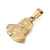 Religion 304 Stainless Steel Pendants STAS-G400-02G-03-2