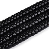 Opaque Solid Color Glass Beads Strands X-GLAA-N026-3x6mm-11-1
