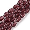 Transparent Glass Beads Strands EGLA-N013-T6mm-D03-1