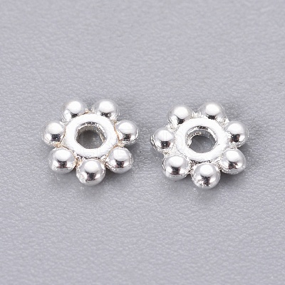Tibetan Style Alloy Daisy Spacer Beads K08SK022-01S-NR-1