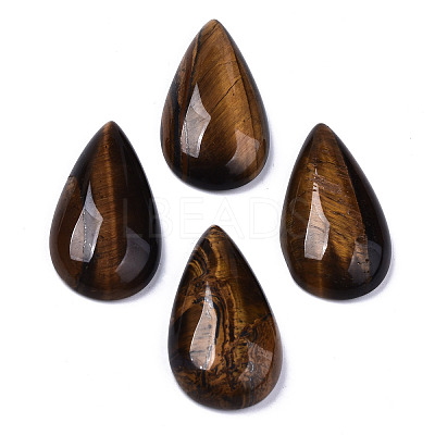 Natural Tiger Eye Cabochons G-N326-72D-1