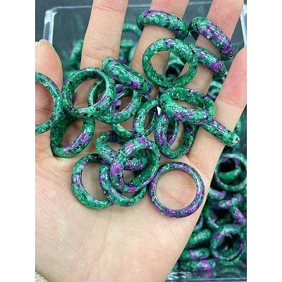 Natural Ruby in Zoisite Finger Rings WG8089A-25-1
