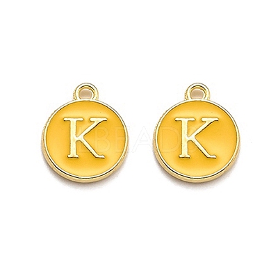 Golden Plated Alloy Enamel Charms LS-ENAM-Q437-13K-1