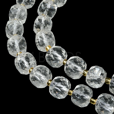 Natural Quartz Crystal Beads Strands G-Q010-A27-01-1