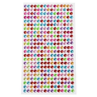 Self Adhesive Acrylic Rhinestone Stickers STIC-PW0012-01A-1