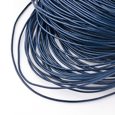 Spray Painted Cowhide Leather Cords WL-R001-2.0mm-23-1