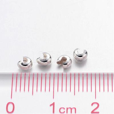 Iron Crimp Beads Covers IFIN-H028-S-1