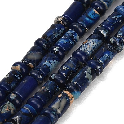 Dyed Synthetic Imperial Jasper Beads Strands GG-CBAA20A-02D-1